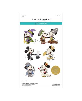 Spellbinders PRE-ORDER Classic Mouse Costume Party Dies (S5-774)
