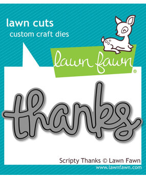 Lawn Fawn Scripty Thanks Dies (LF0690) Lawn Fawn Scripty Thanks Dies (LF0690)