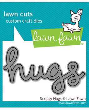 Lawn Fawn Scripty Hugs Dies (LF0835) Lawn Fawn Scripty Hugs Dies (LF0835)