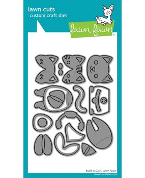 Lawn Fawn Build-A-Cat Dies (LF4206) Lawn Fawn Build-A-Cat Dies (LF4206)