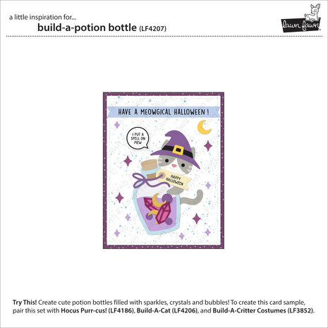 Lawn Fawn Build-A-Potion Bottle Dies (LF4207) Lawn Fawn Build-A-Potion Bottle Dies (LF4207)