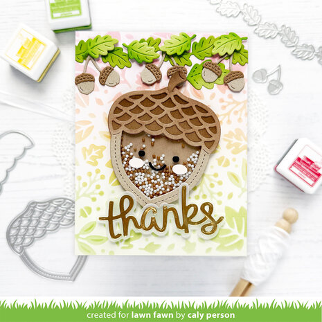 Lawn Fawn Stitched Acorn Frame Dies (LF4210) Lawn Fawn Stitched Acorn Frame Dies (LF4210)