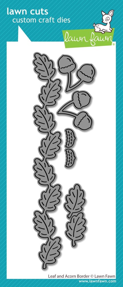 Lawn Fawn Leaf and Acorn Border Dies (LF4211) Lawn Fawn Leaf and Acorn Border Dies (LF4211)