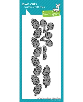 Lawn Fawn Leaf and Acorn Border Dies (LF4211) Lawn Fawn Leaf and Acorn Border Dies (LF4211)