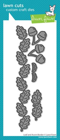 Lawn Fawn Leaf and Acorn Border Dies (LF4211) Lawn Fawn Leaf and Acorn Border Dies (LF4211)