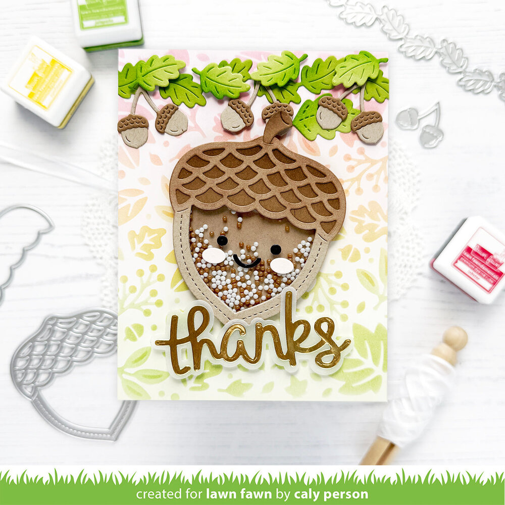 Lawn Fawn Leaf and Acorn Border Dies (LF4211) Lawn Fawn Leaf and Acorn Border Dies (LF4211)