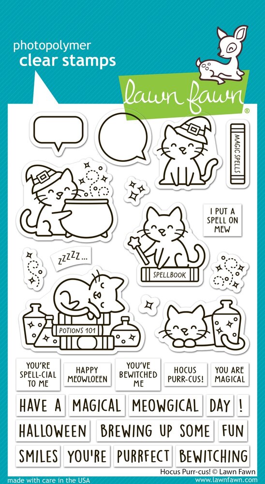 Lawn Fawn Hocus Purr-cus! Clear Stamps (LF4186) Lawn Fawn Hocus Purr-cus! Clear Stamps (LF4186)