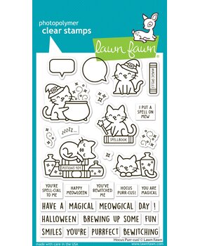 Lawn Fawn Hocus Purr-cus! Clear Stamps (LF4186) Lawn Fawn Hocus Purr-cus! Clear Stamps (LF4186)