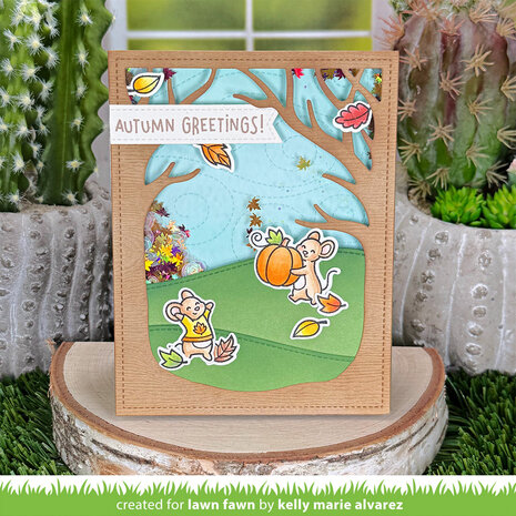 Lawn Fawn Fall Mice Clear Stamps (LF4197) Lawn Fawn Fall Mice Clear Stamps (LF4197)