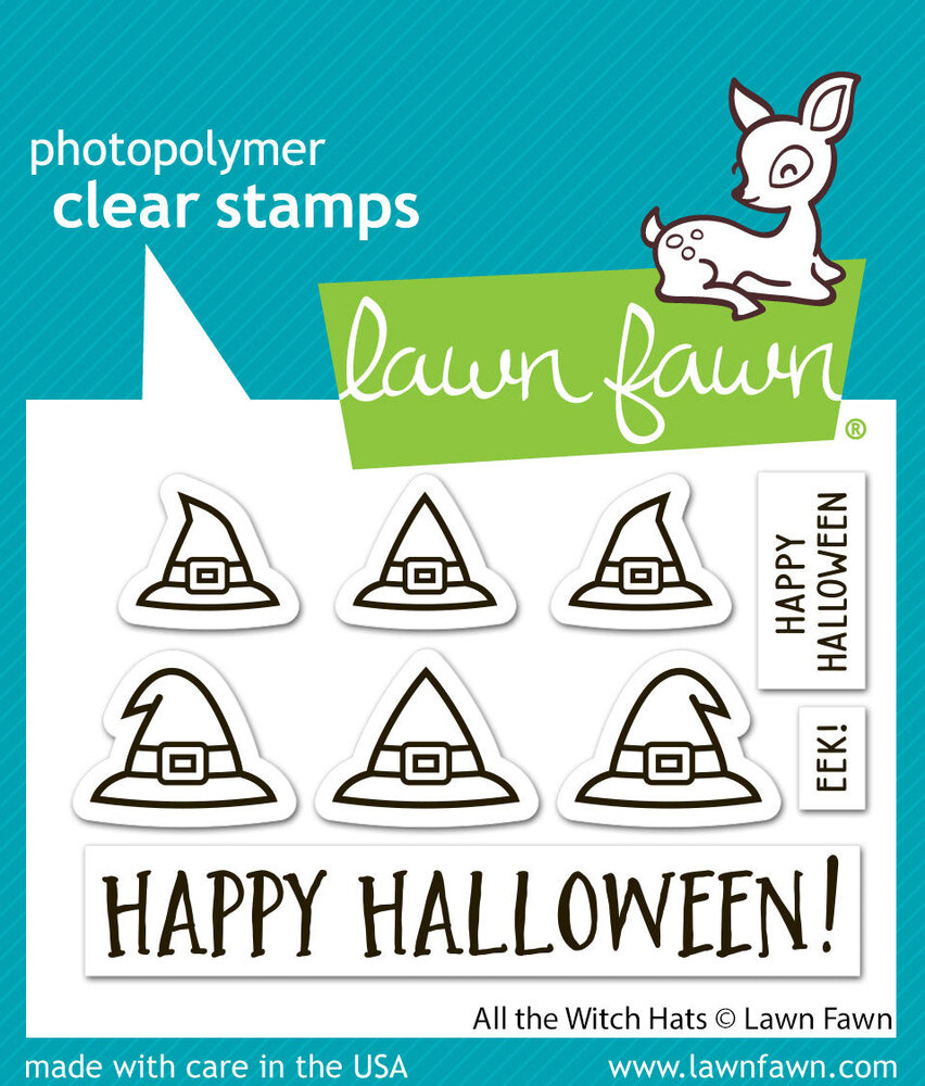 Lawn Fawn All the Witch Hats Clear Stamps (LF4200) Lawn Fawn All the Witch Hats Clear Stamps (LF4200)