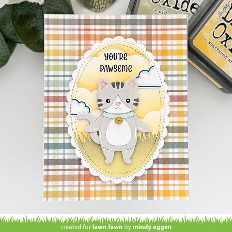 Lawn Fawn Henry's Build-A-Sentiment Cat Clear Stamps (LF4203) Lawn Fawn Henry's Build-A-Sentiment Cat Clear Stamps (LF4203)