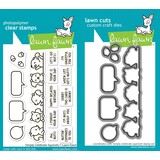 Lawn Fawn Simply Celebrate Squirrels Stamp & Die DUO (LF3882)