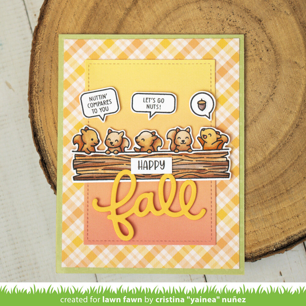 Lawn Fawn Simply Celebrate Squirrels Stamp & Die DUO (LF3882) Lawn Fawn Simply Celebrate Squirrels Stamp & Die DUO (LF3882)
