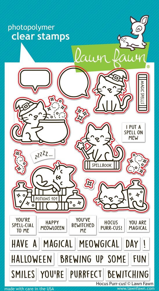 Lawn Fawn Hocus Purr-cus! Stamp & Die DUO (LF4187) Lawn Fawn Hocus Purr-cus! Stamp & Die DUO (LF4187)