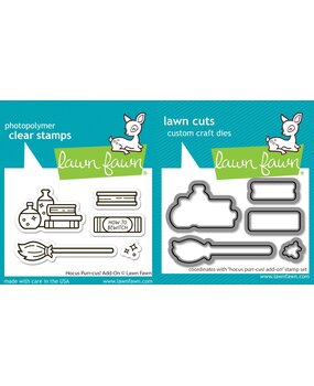 Lawn Fawn Hocus Purr-cus! Add-On Stamp & Die DUO (LF4190)