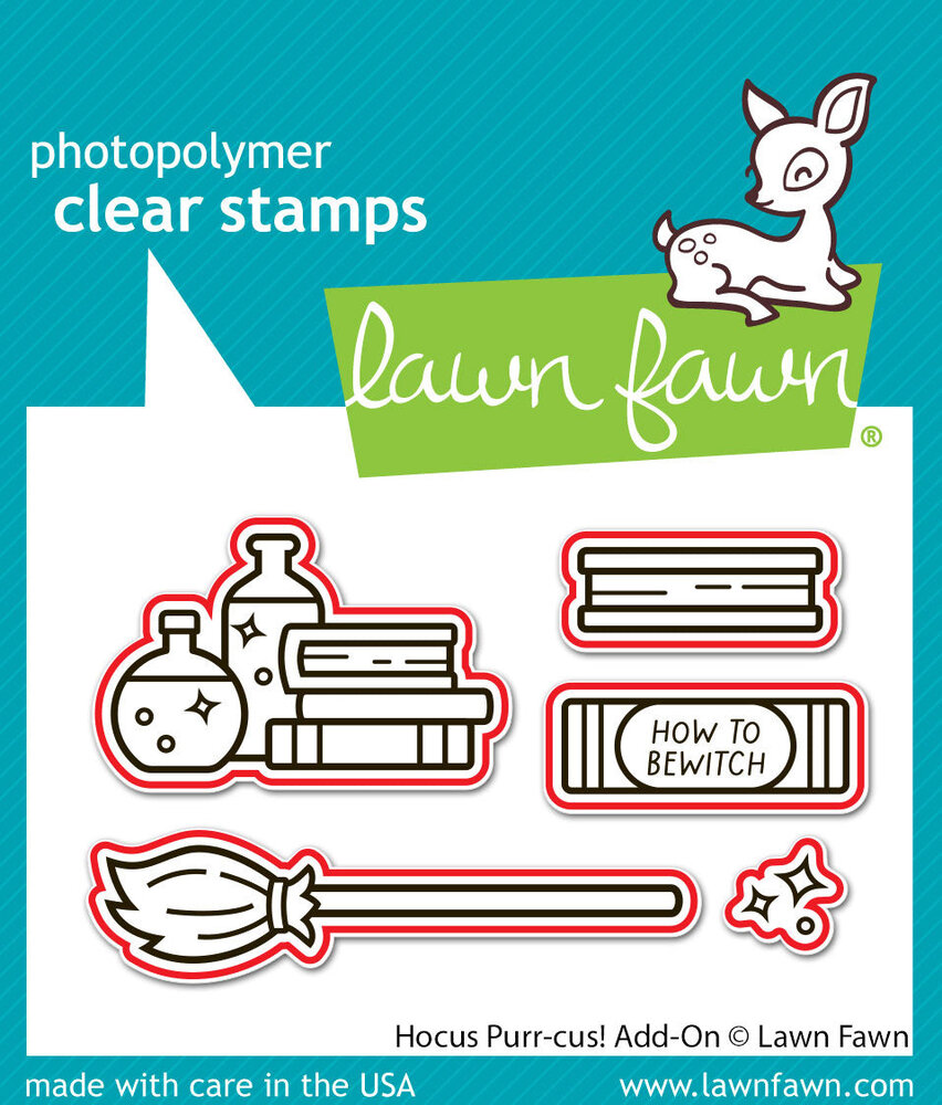 Lawn Fawn Hocus Purr-cus! Add-On Stamp & Die DUO (LF4190)