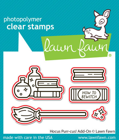 Lawn Fawn Hocus Purr-cus! Add-On Stamp & Die DUO (LF4190)