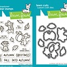 Lawn Fawn Fall Mice Stamp & Die DUO (LF4198) Lawn Fawn Fall Mice Stamp & Die DUO (LF4198)