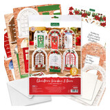 Katy Sue Card Making Kit Christmas Windows and Doors (17-10111CWD)