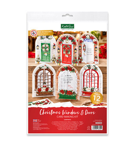Katy Sue Card Making Kit Christmas Windows and Doors (17-10111CWD) Katy Sue Card Making Kit Christmas Windows and Doors (17-10111CWD)