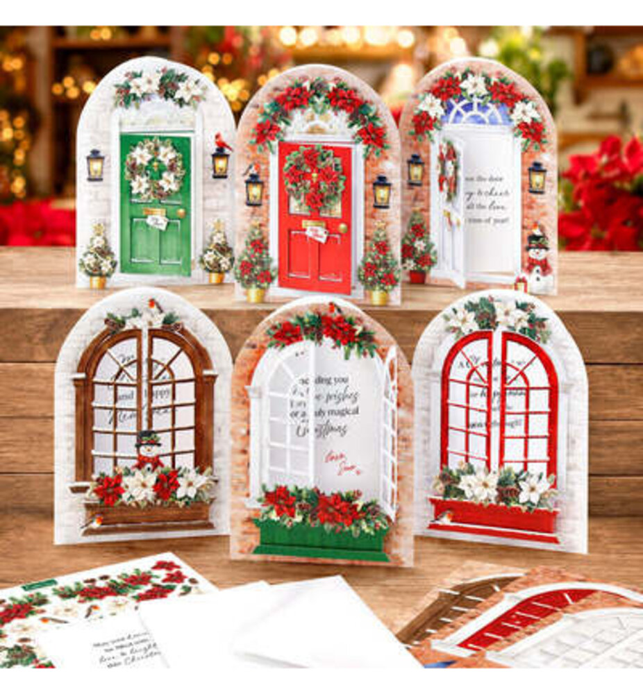 Katy Sue Card Making Kit Christmas Windows and Doors (17-10111CWD) Katy Sue Card Making Kit Christmas Windows and Doors (17-10111CWD)