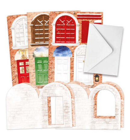 Katy Sue Card Making Kit Christmas Windows and Doors (17-10111CWD) Katy Sue Card Making Kit Christmas Windows and Doors (17-10111CWD)