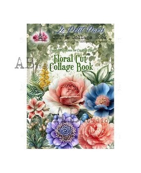 AB Studio Le Petit Paris A4 Floral Cut & Collage Book AB Studio Le Petit Paris A4 Floral Cut & Collage Book