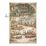 AB Studio Winter Whispers 2 A4 Cut & Collage Book