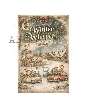 AB Studio Winter Whispers 2 A4 Cut & Collage Book AB Studio Winter Whispers 2 A4 Cut & Collage Book