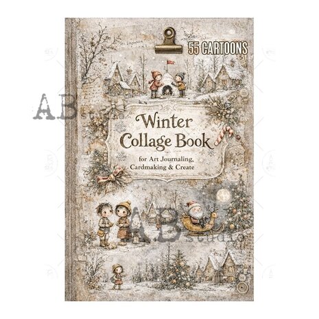 AB Studio Winter Collage A4 Cut & Collage Book AB Studio Winter Collage A4 Cut & Collage Book