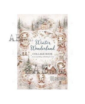 AB Studio Winter Wonderland A4 Cut & Collage Book AB Studio Winter Wonderland A4 Cut & Collage Book
