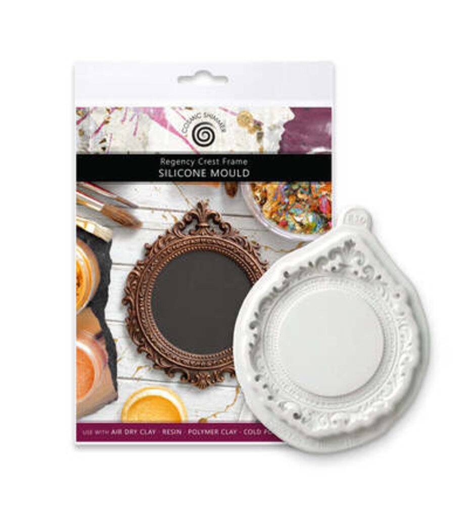 Cosmic Shimmer Silicone Mould Regency Crest Frame (CE0163-CS)