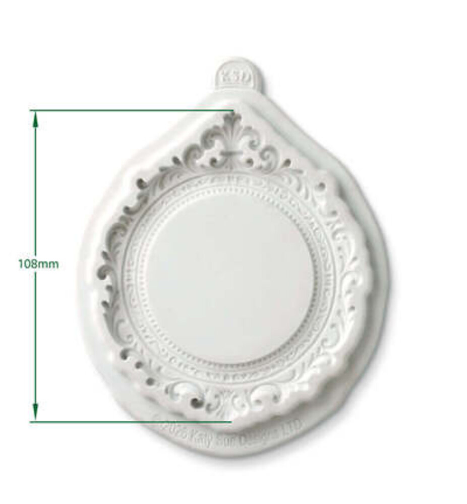 Cosmic Shimmer Silicone Mould Regency Crest Frame (CE0163-CS)