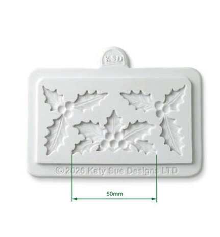 Cosmic Shimmer Silicone Mould Holly Corners (CE0165-CS)