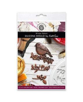 Cosmic Shimmer Silicone Mould Winter Robin (CE0168-CS)