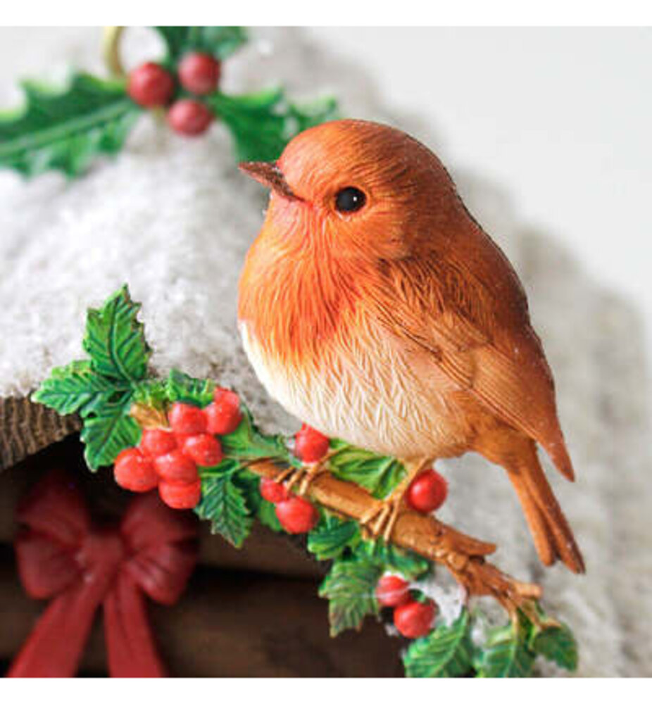 Cosmic Shimmer Silicone Mould Winter Robin (CE0168-CS)