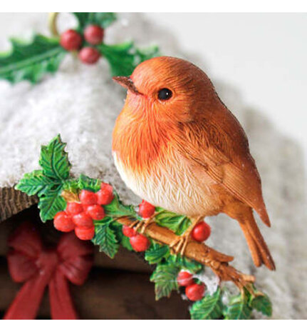 Cosmic Shimmer Silicone Mould Winter Robin (CE0168-CS)