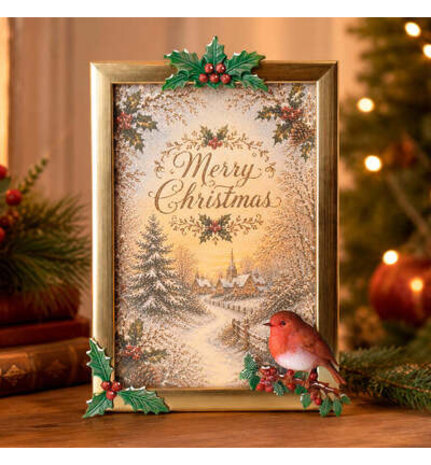 Cosmic Shimmer Silicone Mould Winter Robin (CE0168-CS)