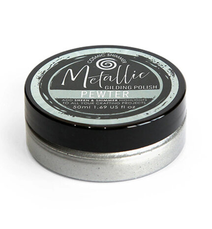 Cosmic Shimmer Metallic Gilding Polish Pewter (36-MP0002)