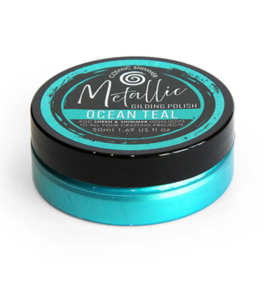 Cosmic Shimmer Metallic Gilding Polish Ocean Teal (36-MP0003)