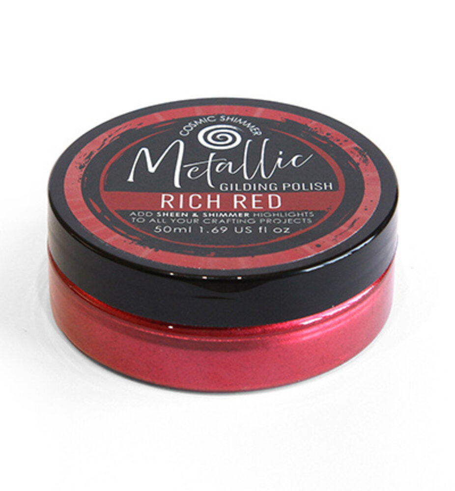 Cosmic Shimmer Metallic Gilding Polish Rich Red (36-MP0010)
