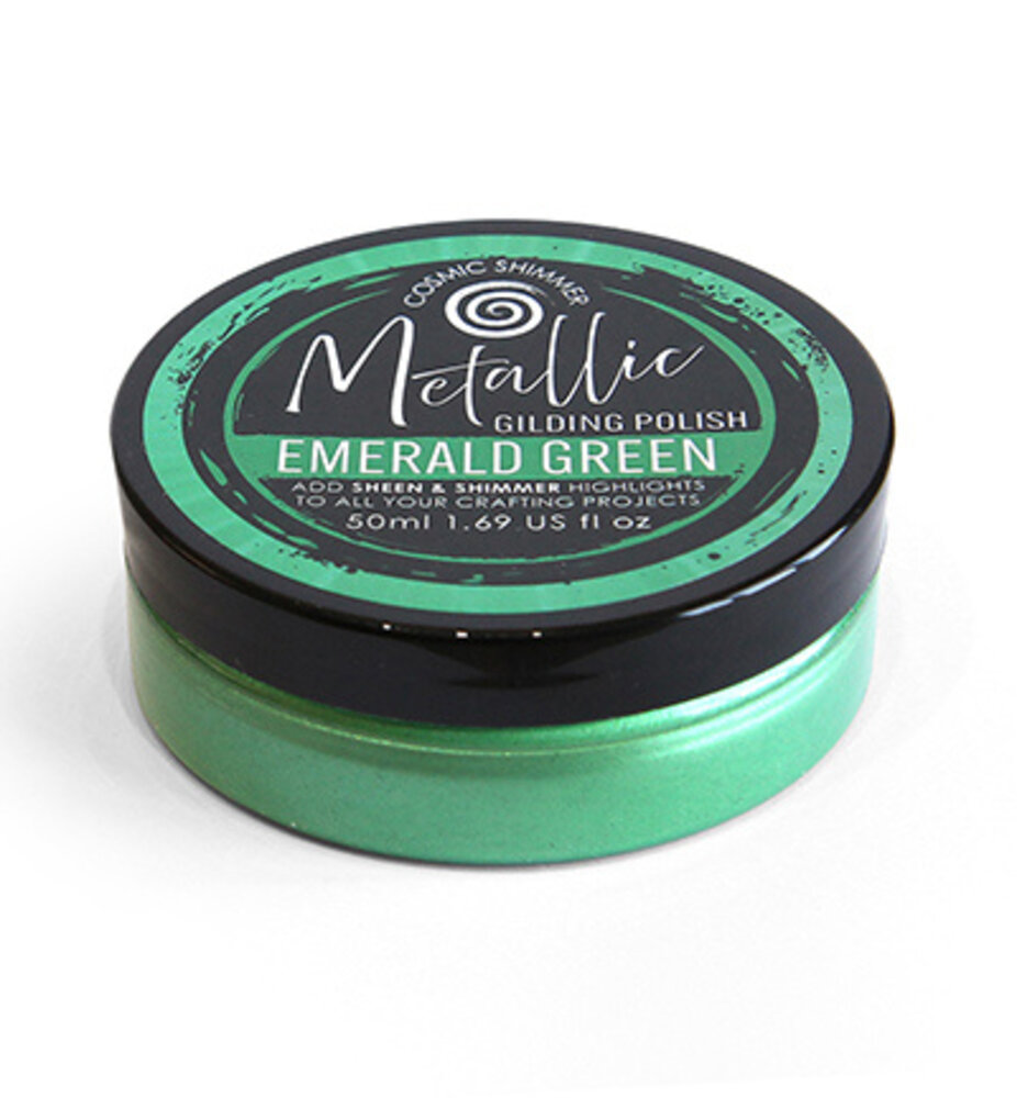 Cosmic Shimmer Metallic Gilding Polish Emerald Green (36-MP0012)