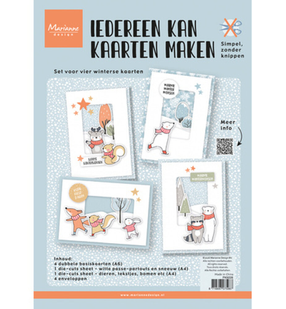 Marianne Design PRE-ORDER Iedereen kan kaarten maken DIY Set (PK9228)
