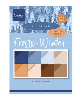 Marianne Design PRE-ORDER Frosty Winter A4 Cardstock (PK9227)