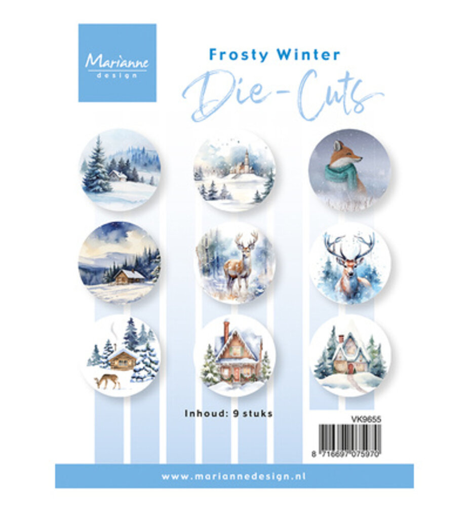 Marianne Design PRE-ORDER Die-cuts Frosty Winter (VK9655)