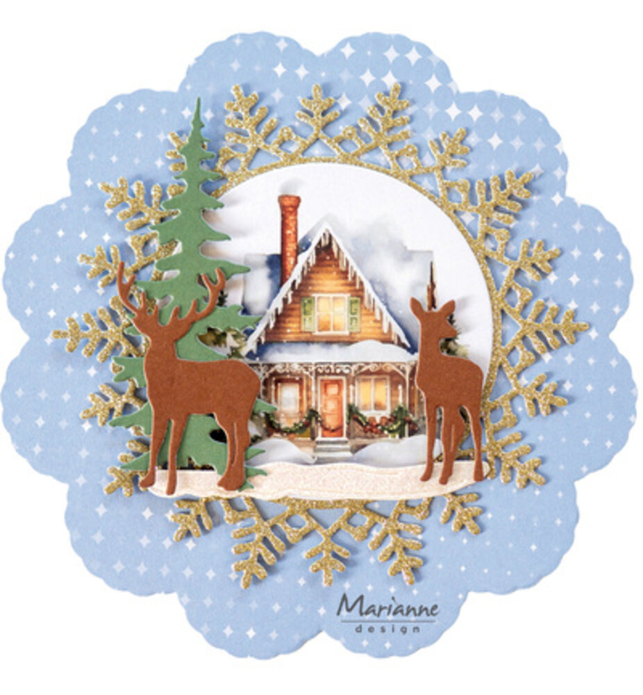 Marianne Design PRE-ORDER Die-cuts Frosty Winter (VK9655)