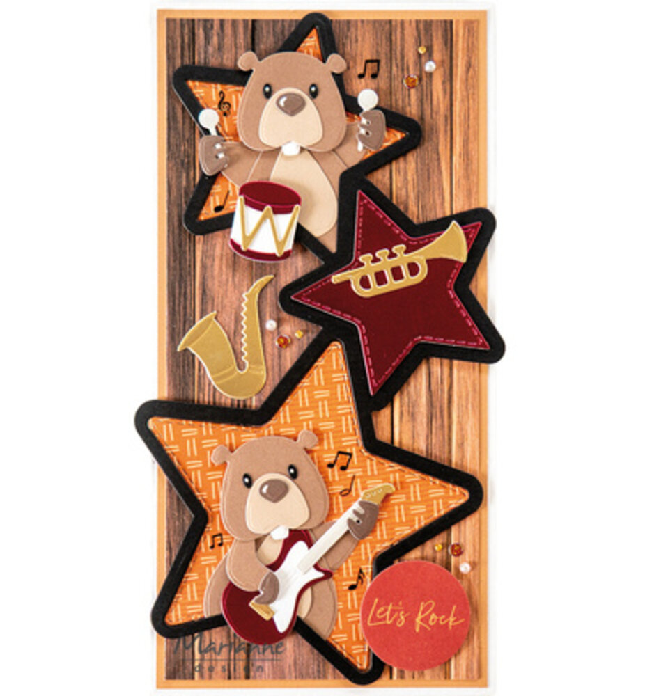 Marianne Design PRE-ORDER Creatables Layout Stars (LR0978)
