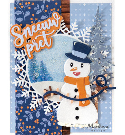 Marianne Design PRE-ORDER Collectables Happy Snowmen (COL1596) Marianne Design PRE-ORDER Collectables Happy Snowmen (COL1596)