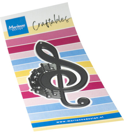 Marianne Design PRE-ORDER Craftables Music Treble (CR1743) Marianne Design PRE-ORDER Craftables Music Treble (CR1743)