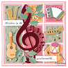 Marianne Design PRE-ORDER Craftables Music Treble (CR1743) Marianne Design PRE-ORDER Craftables Music Treble (CR1743)